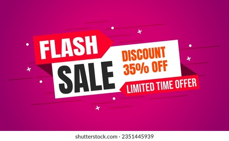 flash sale promotion discount banner template