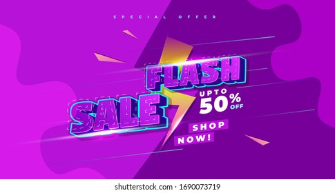 flash sale promotion product or services, special offer discount sale, anywhere, seller banner promotion, gift coupon, every special moments, can used banner poster, card, social media post and more