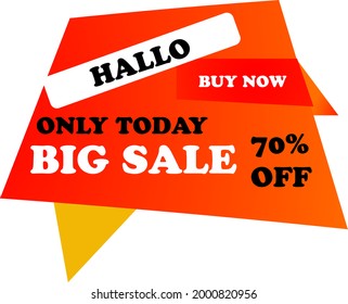 Flash sale promotion vector design.
