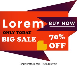 Flash sale promotion vector design.