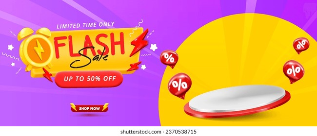 Juego de plantillas de etiquetas promocionales de Flash Sale. Oferta especial con señalización de truenos y letras a mano para negocios, compras de descuento, promoción de venta y publicidad.