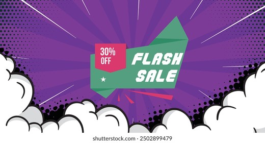 Flash Sale promotional labels templates set. Special offer with thunder sign and hand lettering for business, discount shopping, sale promotion and advertising, Flash sale new arrival shop now promote