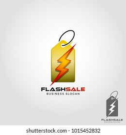 Flash Sale  - Shop Label Logo Template