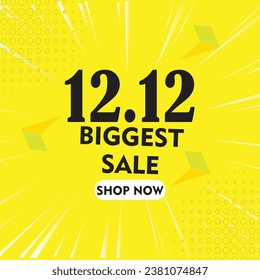 Flash Sale Shopping Poster or banner with Flash icon and 3D text on yellow background. yellow Flash Sales banner template design for social media and website. Special Offer campaign or promotion.