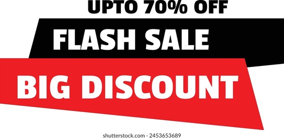 Flash Sale Shopping tag or banner. Flash sale labels banners. Flash Sales banner template design for social media and website. Special Offer Flash Sale campaign. Art and Illustration 