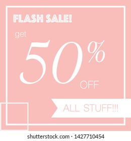 FLASH SALE SOCIAL MEDIA TEMPLATE