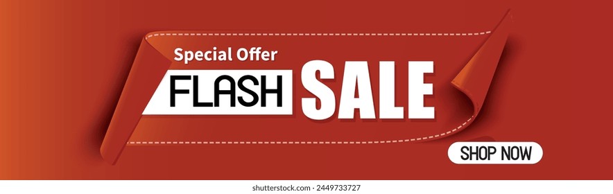 Flash Sale , Special Offer , Shop Now , Flash Sale Banner , Flash Sale Banner Template