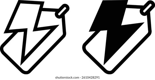 Flash Sale symbol glyph icon