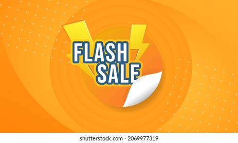 Flash sale  tag design badge elements  , isolated on transparent background ,  Flat Modern design , Illustration Vector  EPS 10 