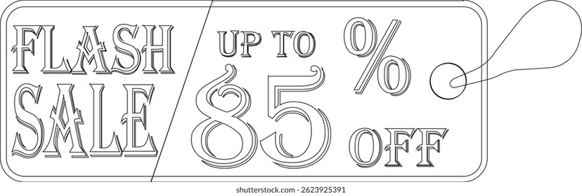 
Flash sale tag line art icon.Shopping Poster or banner icon text on transparent,red black and yellow background.Flash Sale banner template design for social media and website.
