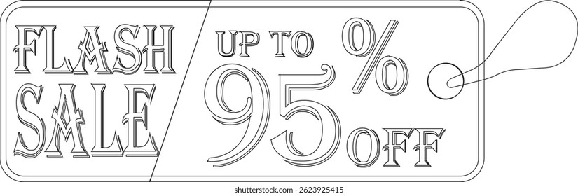 
Flash sale tag line art icon.Shopping Poster or banner icon text on transparent,red black and yellow background.Flash Sale banner template design for social media and website.
