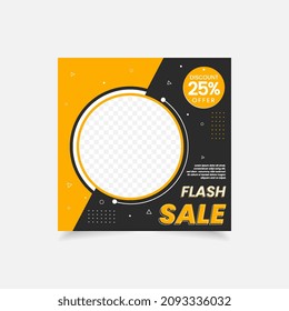 flash sale template design for social media promotion product