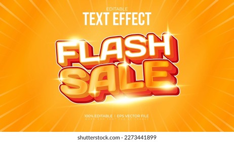 Flash Sale text effect is a design technique used to create eye-catching and attention-grabbing text that is often used in advertisements or promotions