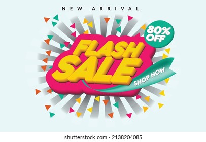flash sale text effect editable, easy custom, modern style header or title promotion product or services, special offer discount sale, simple and clean background