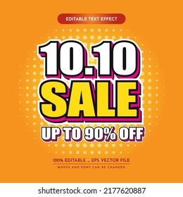 Flash sale text effect, editable shopping and offer text style	
