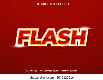 Flash Sale  Text Effect Template With Bold Hi Tech Style Use For  Promotion Sticker And Brand