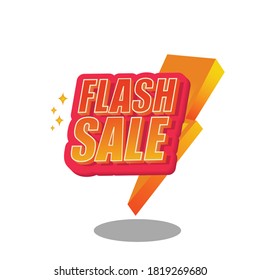 DISEÑO DE TIFOGRAFÍA DE EFECTO DE LA VENTA FLASH
