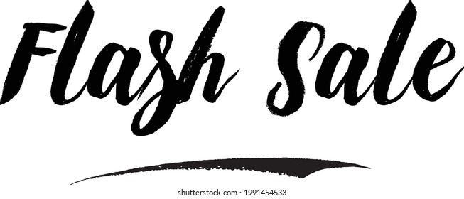 Flash Sale Typografie Text 