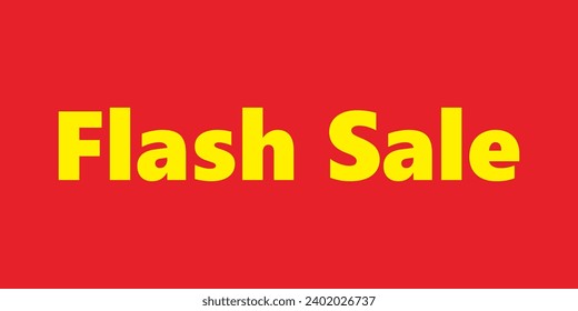 Flash Sale Typography, Flash Sale Template, Headline Flash Sale