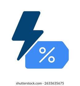 Vector de la venta del flash para las Ofertas por tiempo limitado del viernes negro. Ilustración rápida del descuento, acontecimiento de compras urgente, diseño especial de la promoción