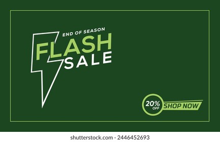 Diseño de Vector de venta flash - oferta especial de venta Diseño de Anuncio