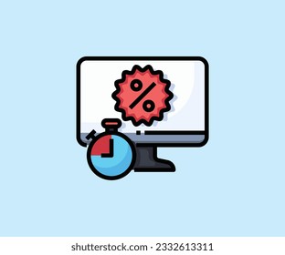 flash sale vector icon design