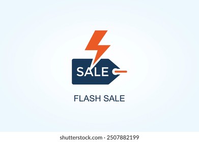 Flash Sale Vector Or Logo Sign Symbol Illustration