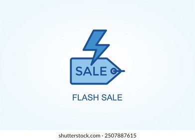 Flash Sale Vector Or Logo Sign Symbol Illustration