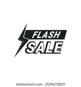 Flash sale Vector Simple Design Sale Vector. Vector illustration for shopping day promotion, online shopping, special Offer coupon, voucher, banner template, websites, social media advertising.