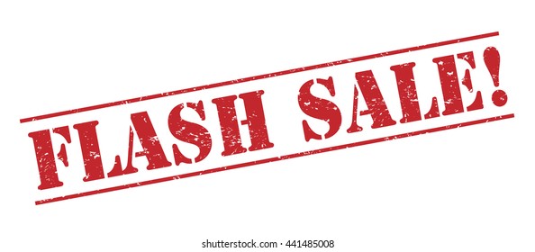 flash sale! vector stamp on white background