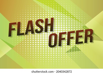 Flash sale word concept vector illustration with lines 3d style for social media landing page, template, ui, web, mobile app, poster, banner, flyer, background, gift card, coupon, label, wallpaper