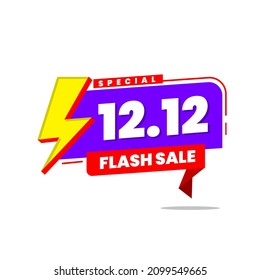 Flash Sales 12.12 Promotion Banner Template