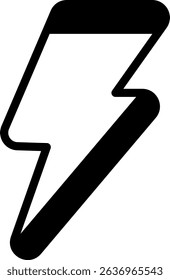 Flash Semi Solid Icon Design