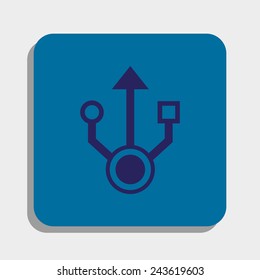Flash sign icon