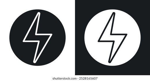 Flash solid vector icon pack