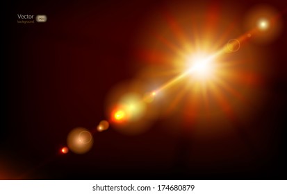 Flash star abstract background