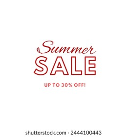 Flash Summer Sale Shopping Poster or banner with a white background. Flash Sales banner template design for social media and website. Special Offer Flash Sale campaign or promotion.