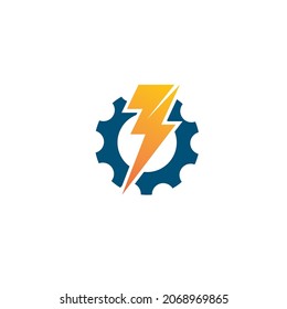 flash thunder bolt illustration vector template