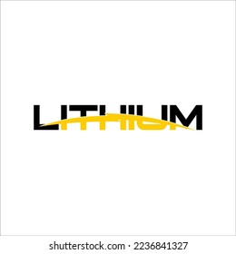 Icono de concepto de Logotipo de batería de litio con logotipo de energía con flash Thunderbolt.