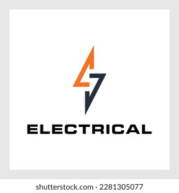 energy sport logo with thunderbolt vector icon symbol design