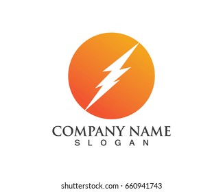 Flash thunderbolt logo and symbols