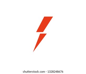 Flash thunderbolt logo template 