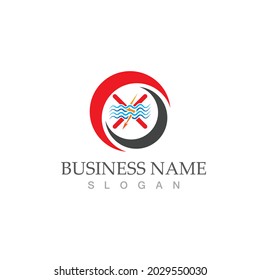 flash thunderbolt logo template design