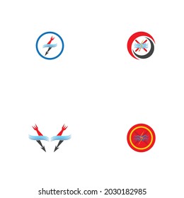 flash thunderbolt logo template design