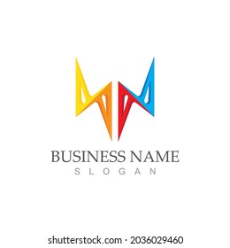 flash thunderbolt logo template design