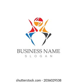 flash thunderbolt logo template design
