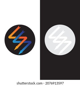 flash thunderbolt logo template design