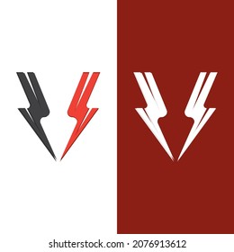 flash thunderbolt logo template design