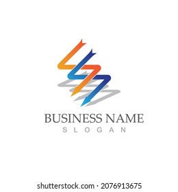 flash thunderbolt logo template design