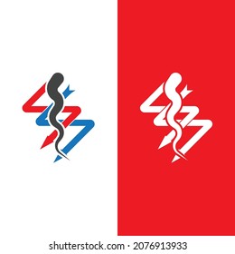 Design des Blitzdampf-Logos